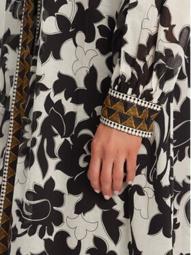 Devotion TWINS Sukienka letnia Armoni 025.306G Czarny Loose Fit