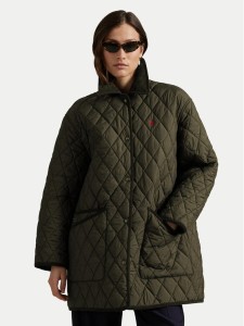 Polo Ralph Lauren Kurtka przejściowa 211971180002 Zielony ciemny Oversize