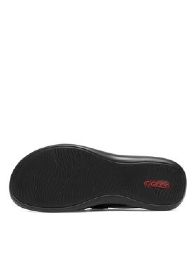Rieker Klapki 46393-00 Czarny