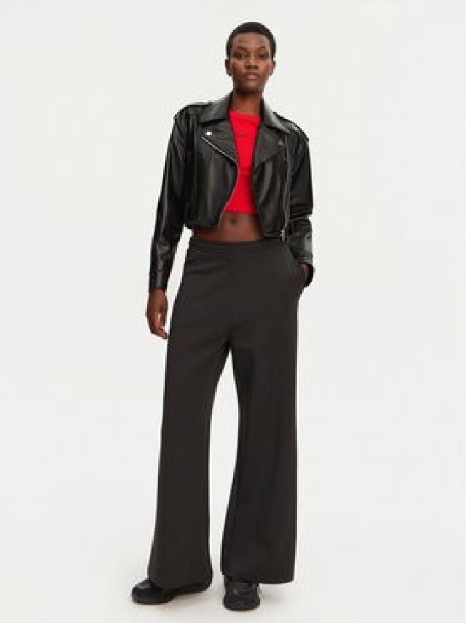 HUGO Spodnie dresowe Nalosia 50530447 Czarny Loose Fit