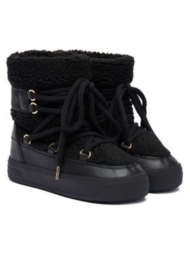 Tommy Hilfiger Śniegowce Faux Shearling Snowboot FW0FW08788 Czarny