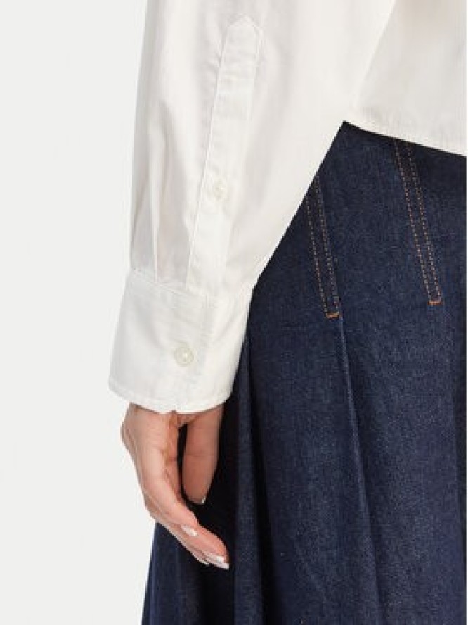 Tommy Jeans Koszula DW0DW22766 Écru Regular Fit