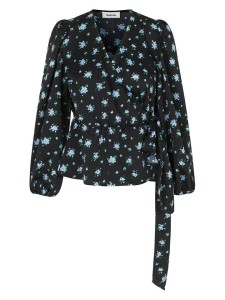 modström Bluzka "Ness" w kolorze czarnym ze wzorem rozmiar: XS