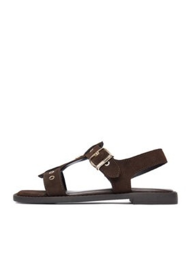 U.S. Polo Assn. Sandały EO-ALYS001W/6S1 Brązowy ciemny