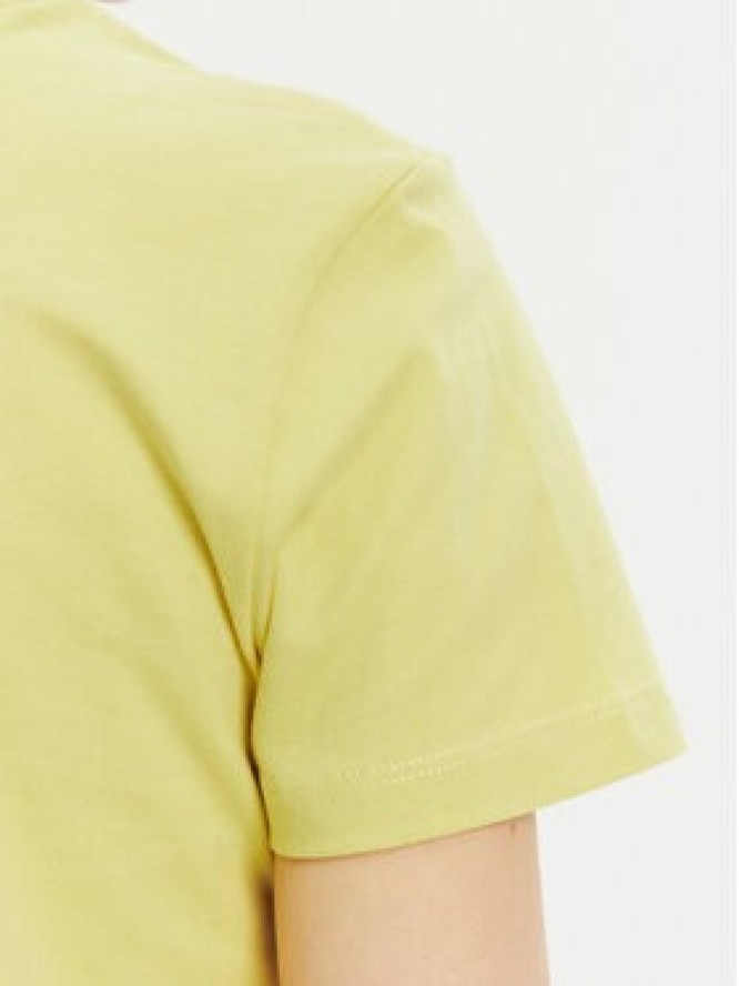 Calvin Klein Jeans T-Shirt Monologo J20J223113 Żółty Slim Fit