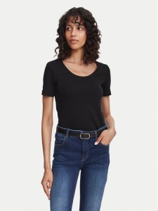 Weekend Max Mara T-Shirt Multij 2625946031 Czarny Regular Fit