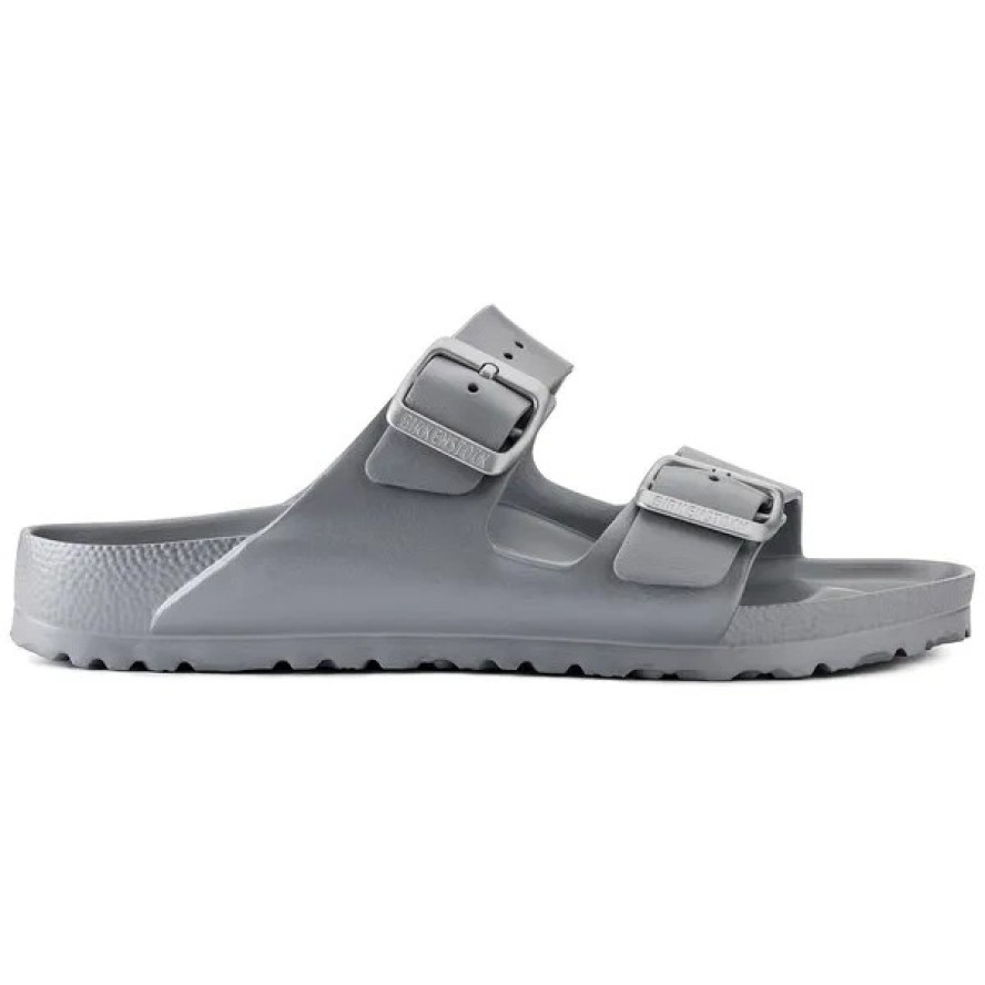 Birkenstock Arizona EVA Metallic Silver Klapki damskie