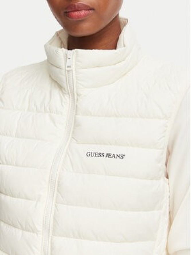 Guess Jeans Bezrękawnik W6YL10 W2800 Kremowy Regular Fit