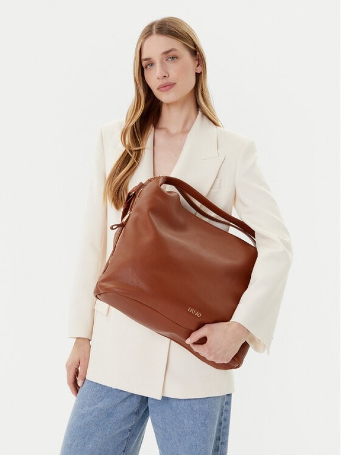 Liu Jo Torebka Esc L Hobo AF5057 E0058 Brązowy