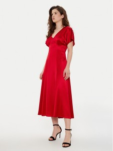 Tatuum Sukienka koktajlowa Otessa T2424.211B Czerwony Regular Fit