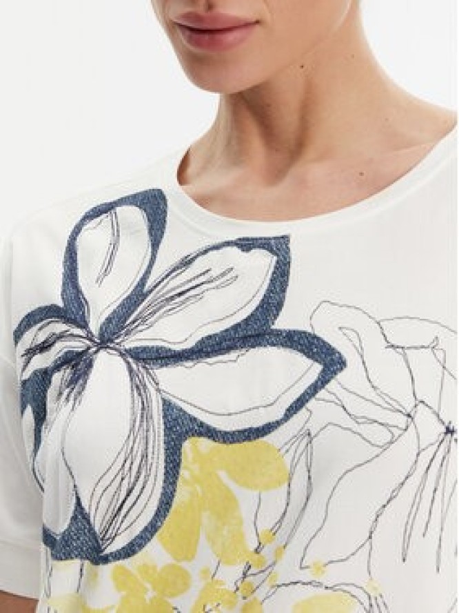 Olsen T-Shirt 11105007 Biały Relaxed Fit