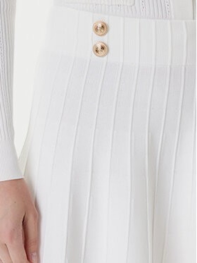 Guess Spódnica mini W5YD65 Z0130 Biały Regular Fit