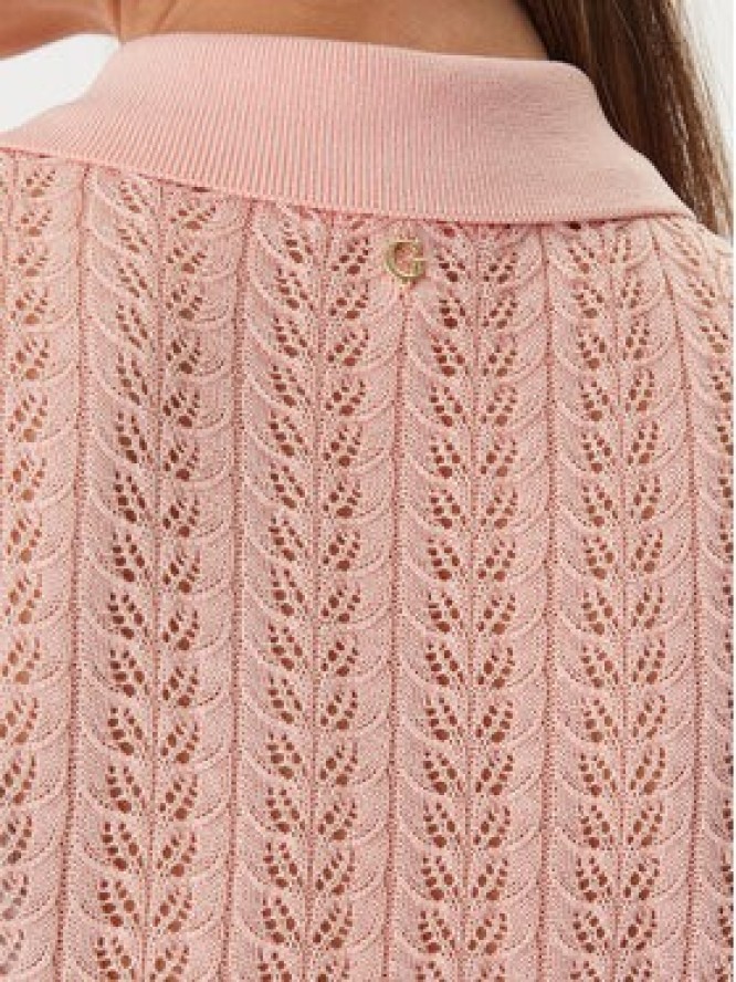 Guess Sweter W6GR25 Z0672 Pomarańczowy Regular Fit