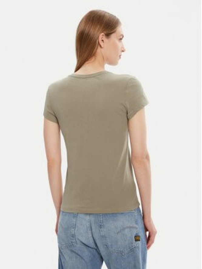 G-Star Raw T-Shirt Eyben D24533-4107 Zielony Slim Fit