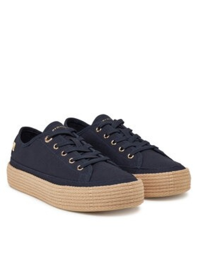Tommy Hilfiger Espadryle Vulc Espadrille Sneaker FW0FW08404 Granatowy