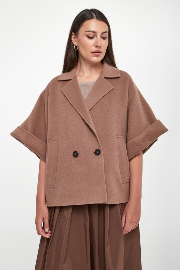 Płaszcz damski krótki wełniany Pera WEEKEND MAX MARA