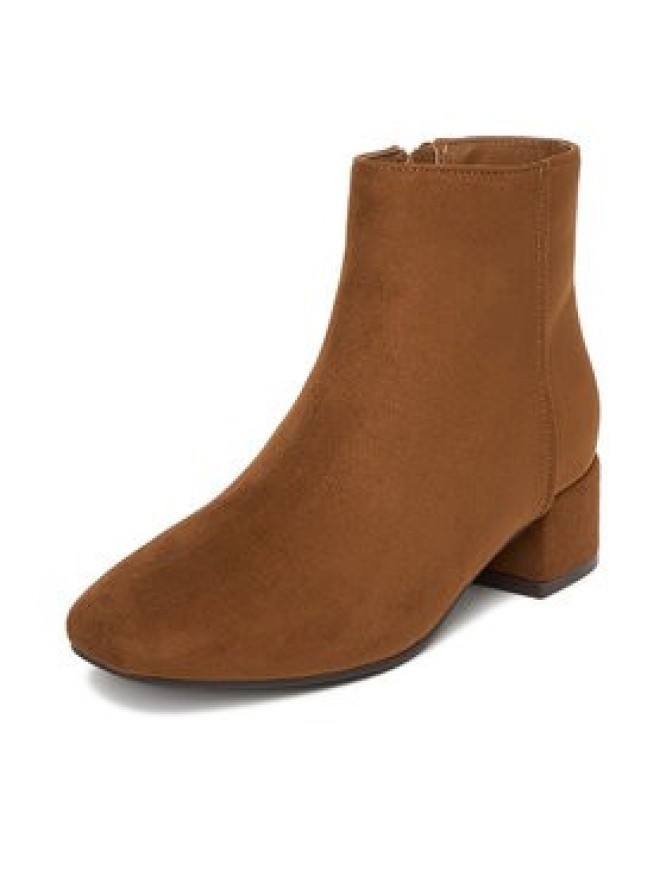 Clara Barson Botki CEO-CD24038-4 Bordowy