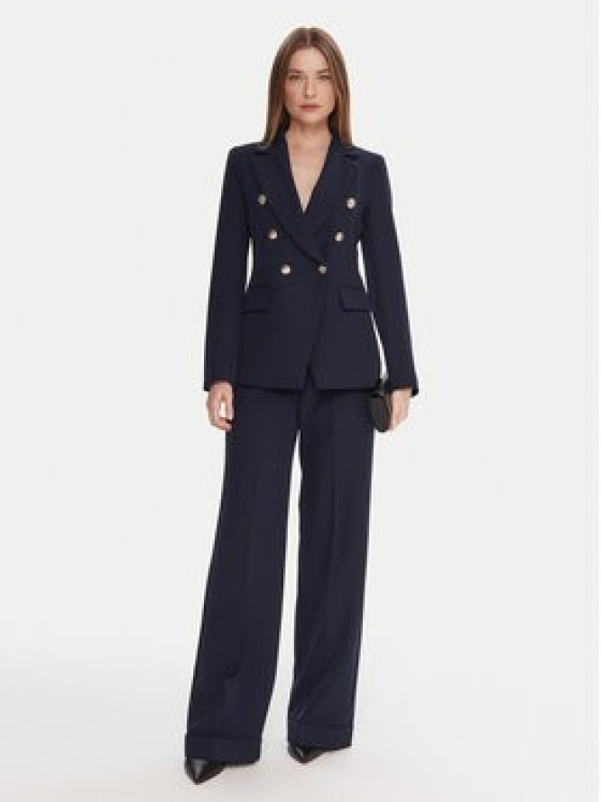 Maryley Marynarka 25IB139/43BL Granatowy Regular Fit