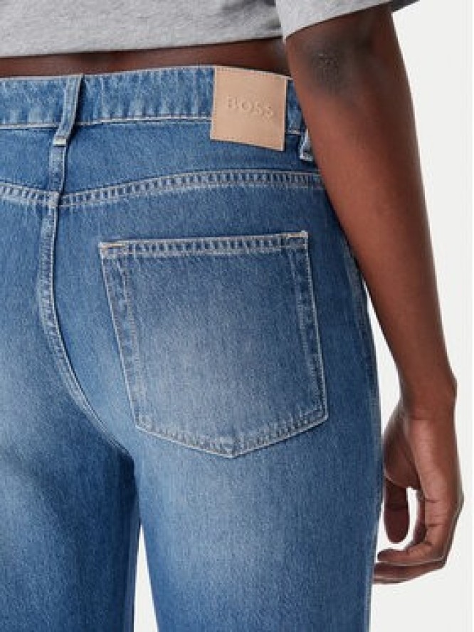BOSS Jeansy 50529919 Niebieski Straight Fit