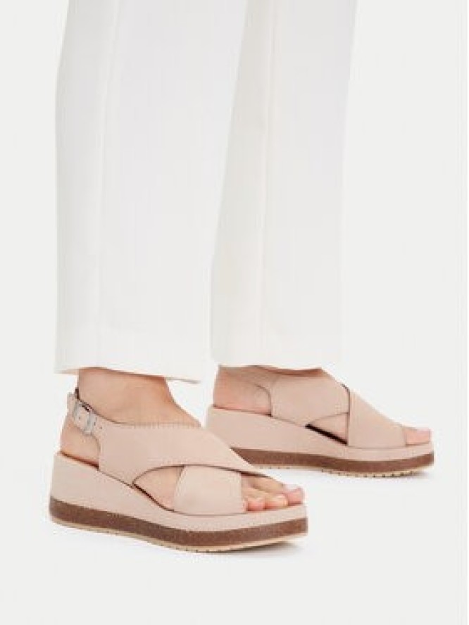 Clarks Sandały Kassanda Step 26177302 Różowy