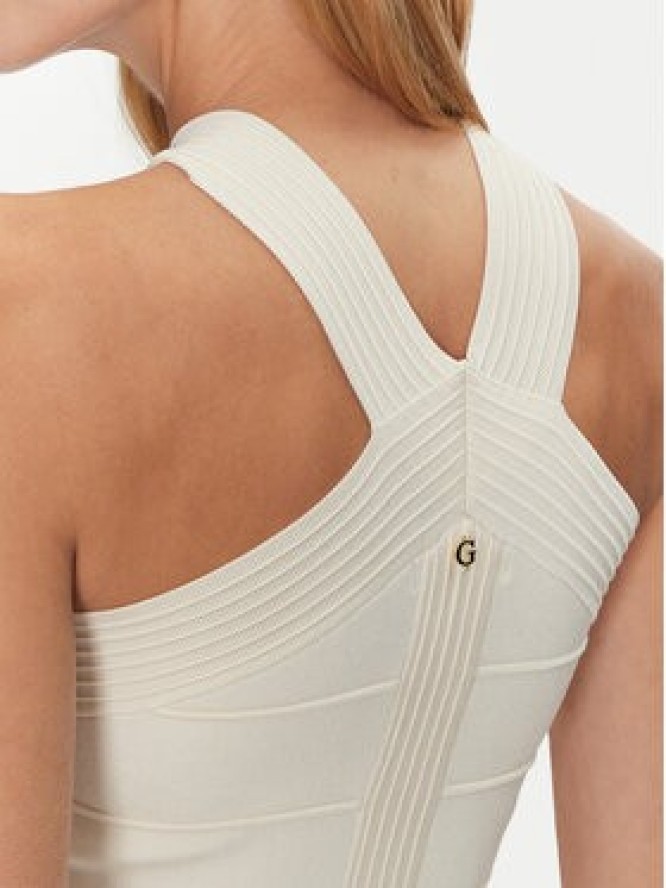 Guess Top W5GR32 Z2XY0 Biały Regular Fit