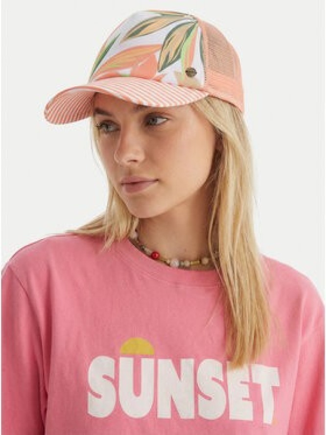 Roxy Czapka z daszkiem Beautiful Morni ERJHA04129 Różowy