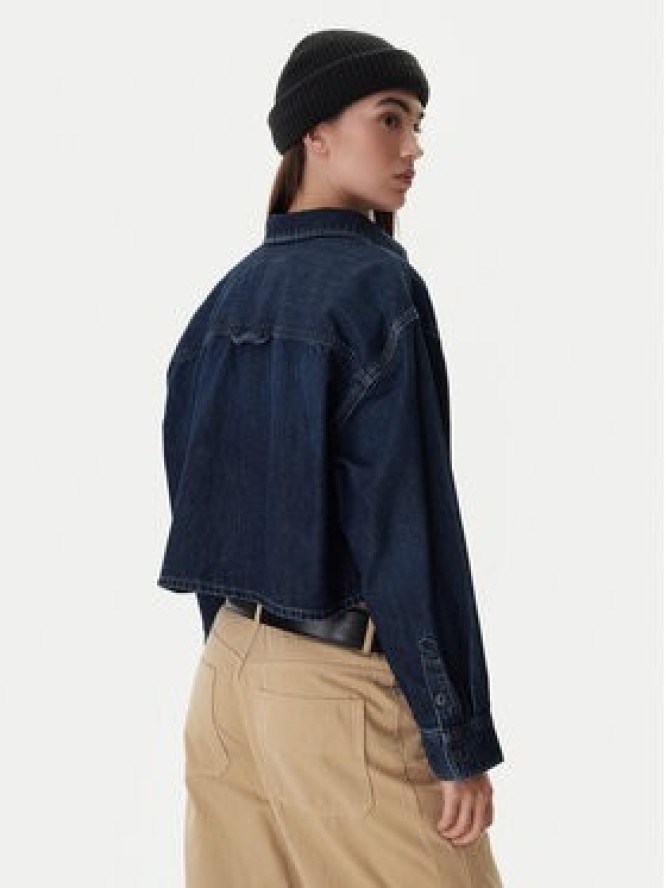 G-Star Raw Koszula jeansowa D26851-E090 Granatowy Boxy Fit