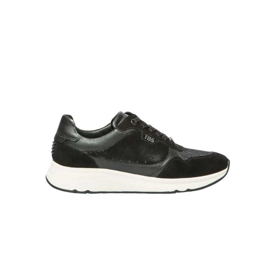 Damskie skórzane buty sportowe TBS Blondie