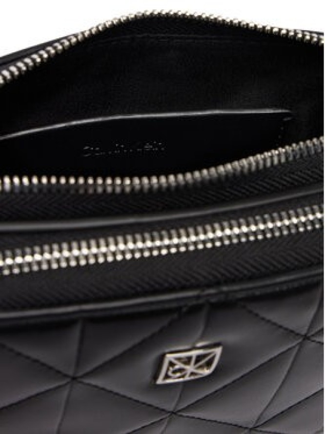 Calvin Klein Torebka Quilted Double Zip Camera Bag LV04F3328G Czarny