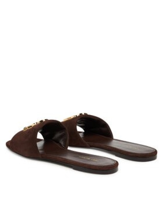 Tory Burch Klapki Eleanor Slide 174839 Brązowy