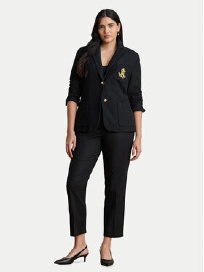 LAUREN RALPH LAUREN Spodnie materiałowe 200P14610003 Czarny Slim Fit