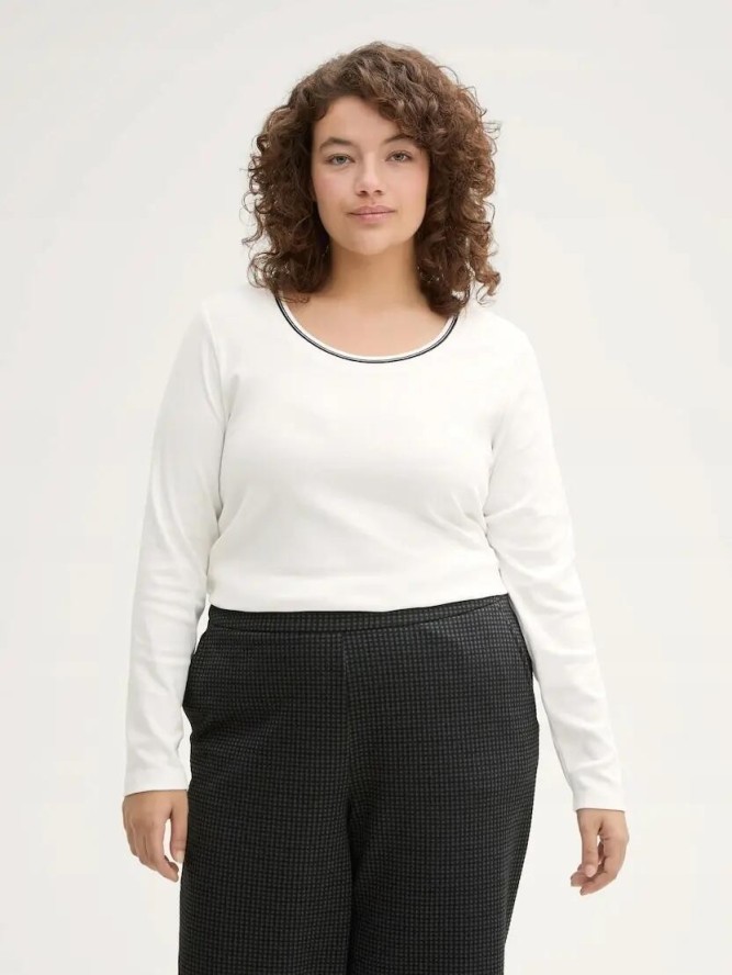 T-SHIRT BLUZKA DAMSKA PLUS SIZE TOM TAILOR 48