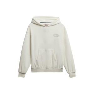 Damska bluza z kapturem z weluru Superdry Country Club Relax