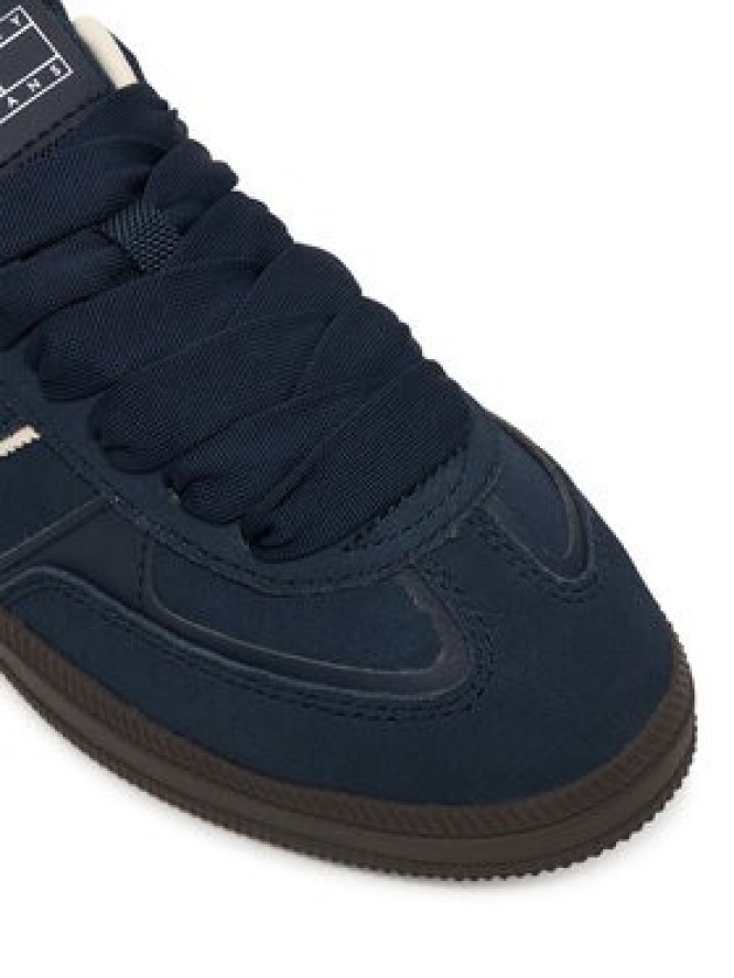 Tommy Jeans Sneakersy The Greenwich Edge Suede EN0EN02924 Granatowy