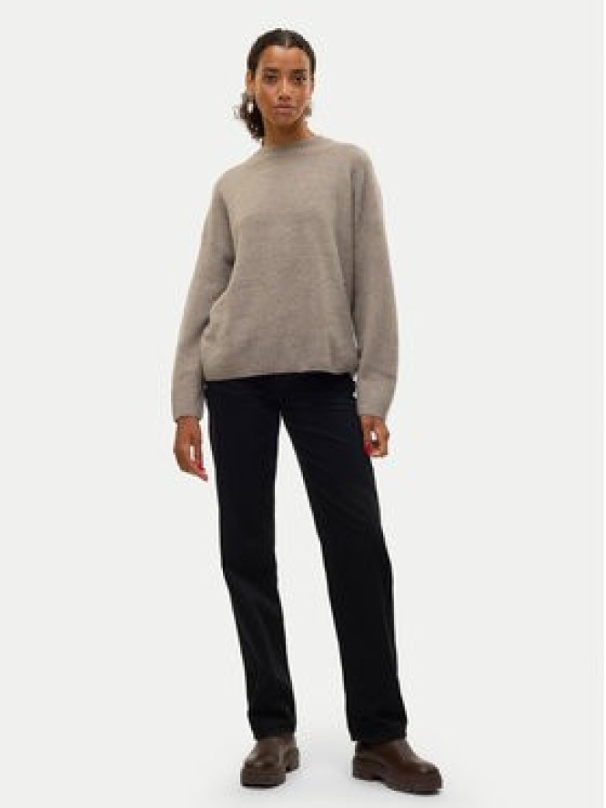 Vero Moda Sweter Boom 10320463 Szary Loose Fit