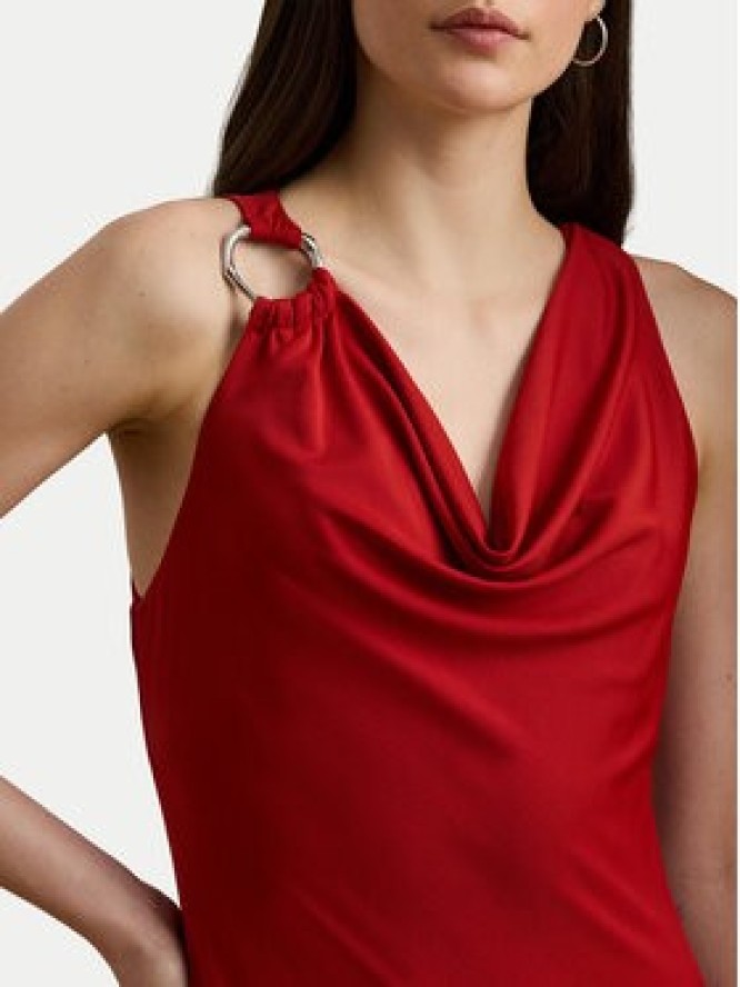 LAUREN RALPH LAUREN Sukienka wieczorowa 253971057002 Czerwony Slim Fit