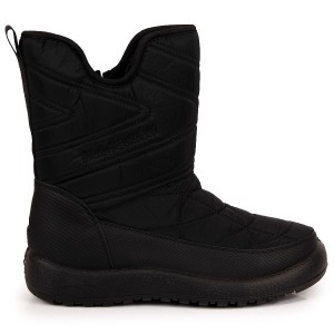 Śniegowce botki damskie wodoodporne czarne News 4276