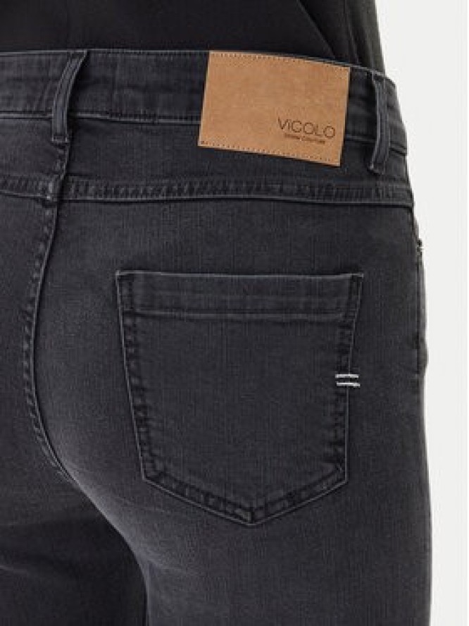 ViCOLO Jeansy DF5090 Szary Straight Leg