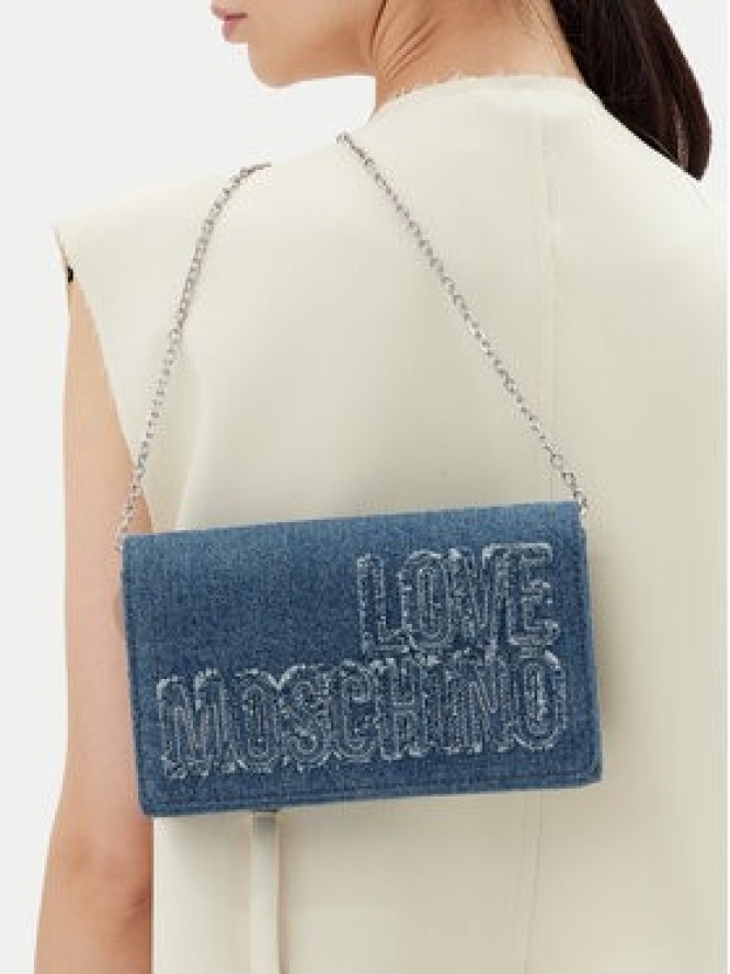 LOVE MOSCHINO Torebka JC4247PP0MKM0750 Niebieski