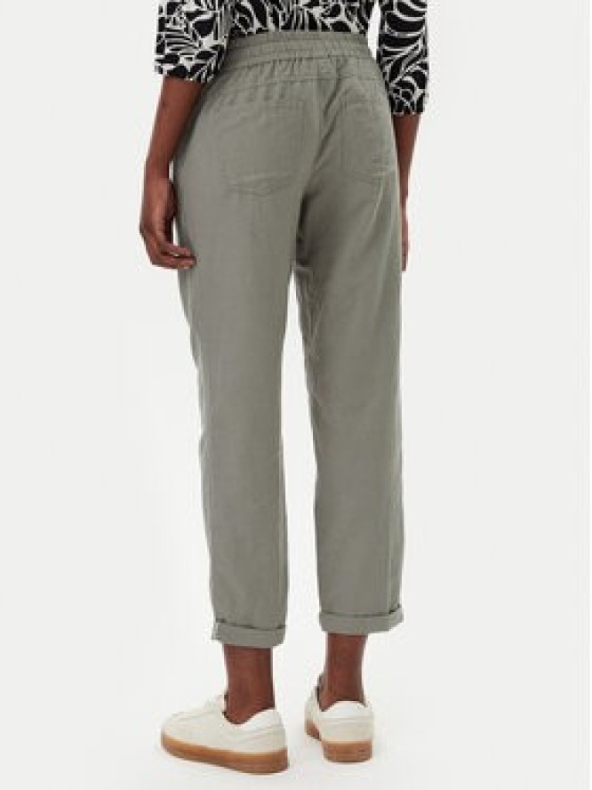 Olsen Spodnie materiałowe 14002404 Zielony Straight Fit