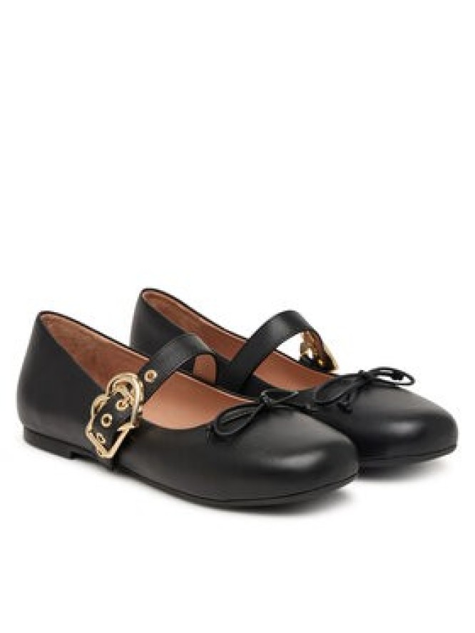 LOVE MOSCHINO Baleriny JA11091G1PIE0000 Czarny