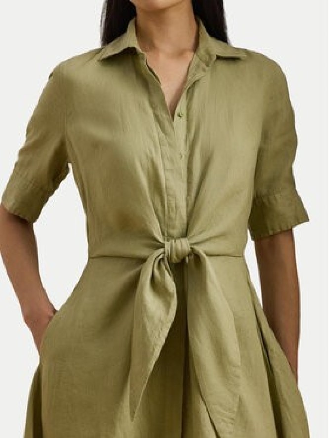 LAUREN RALPH LAUREN Sukienka koszulowa 200905667015 Zielony Regular Fit