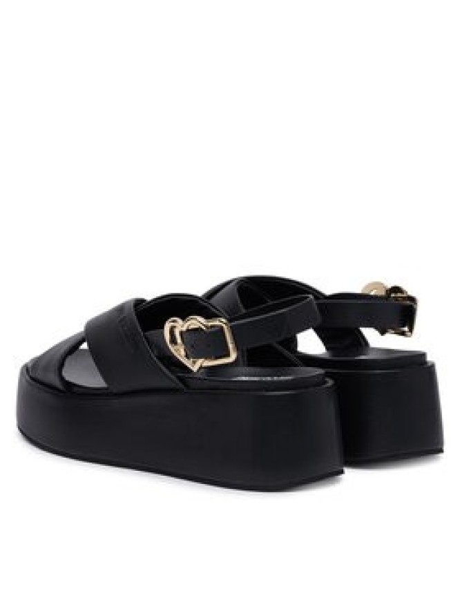 LOVE MOSCHINO Sandały JA16137I0OIA0000 Czarny