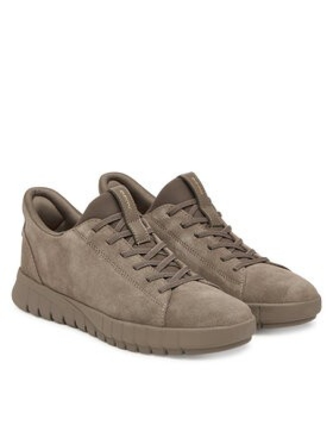 Geox Sneakersy D Flextride Plus D657SC 22 C1018 Beżowy ciemny
