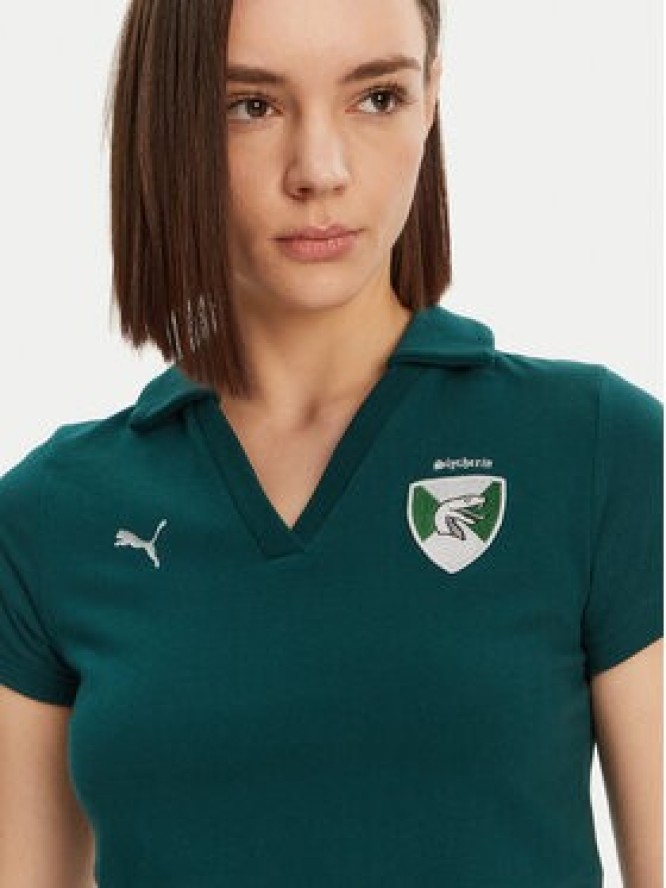 Puma Polo Harry Potter 630097 Zielony Regular Fit