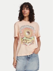 Billabong T-Shirt In The Balance EBJZT00420 Pomarańczowy Regular Fit