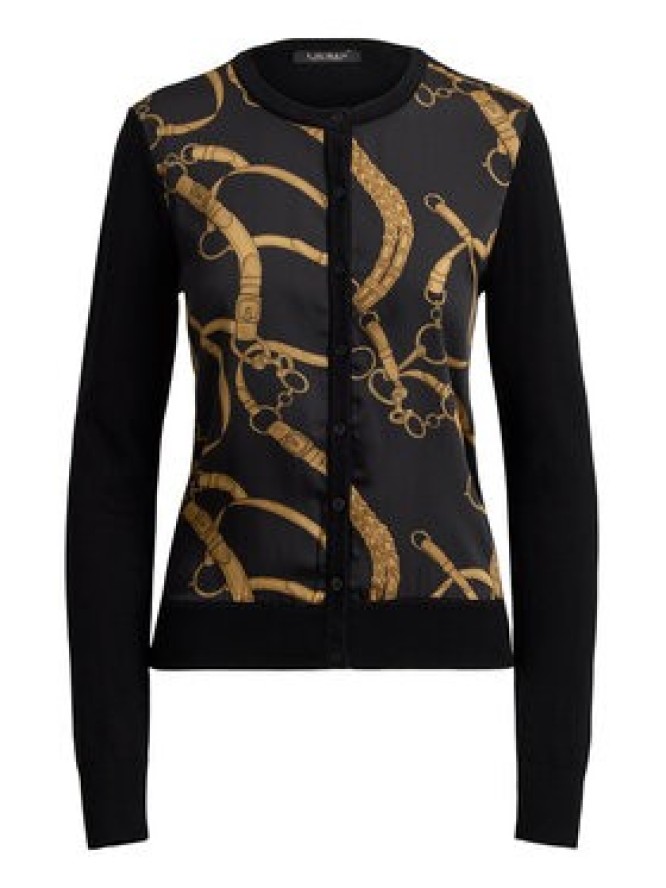 LAUREN RALPH LAUREN Kardigan 200P13977001 Czarny Regular Fit