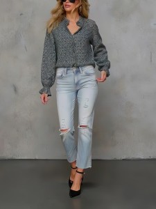 Milan Kiss Koszula w kolorze czarno-białym rozmiar: XL