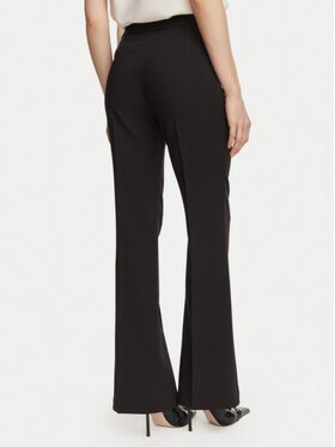 Rinascimento Spodnie materiałowe CFC0130135003 Czarny Flare Fit