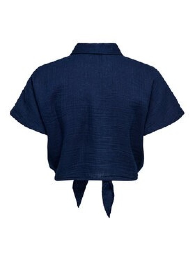 ONLY Koszula Leoni 15367290 Granatowy Regular Fit